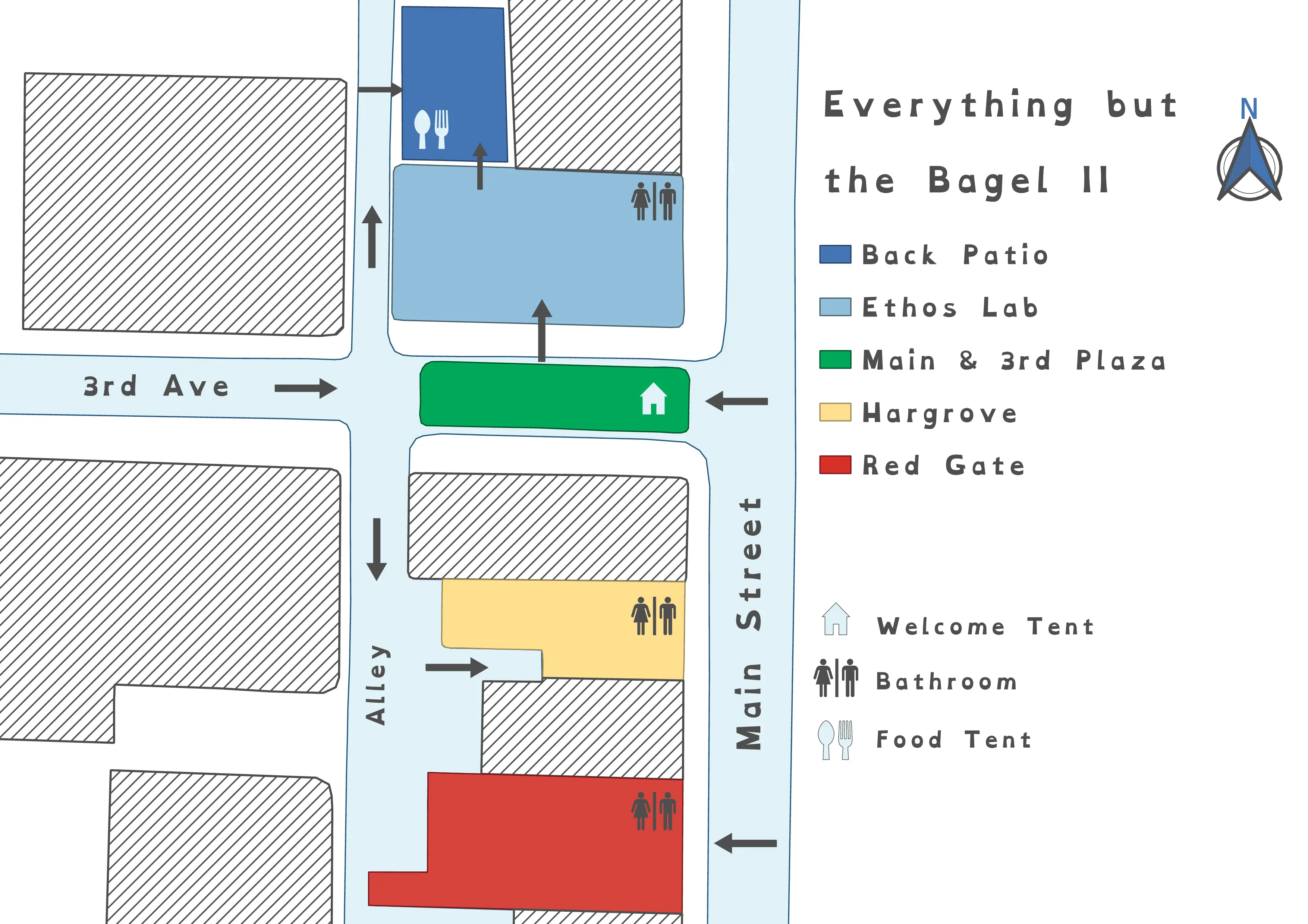Everything But the Bagel 2 site map
